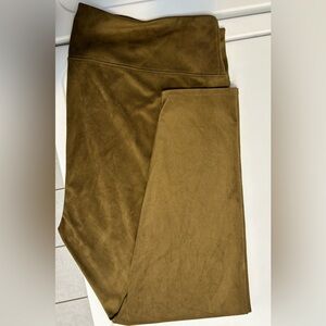 Soft Surroundings Faux Suede Ankle Stretch Elastic Pull On Pant Women’s Size 2X
